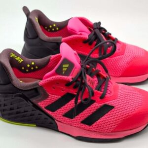 Adidas Sportschuhe – Neon Pink Schwarz – Größe EU 40 2/3