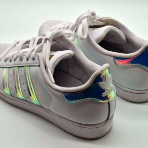 Adidas Superstar Sneaker – Weiß Grau Hologramm – Größe EU 41 1/3