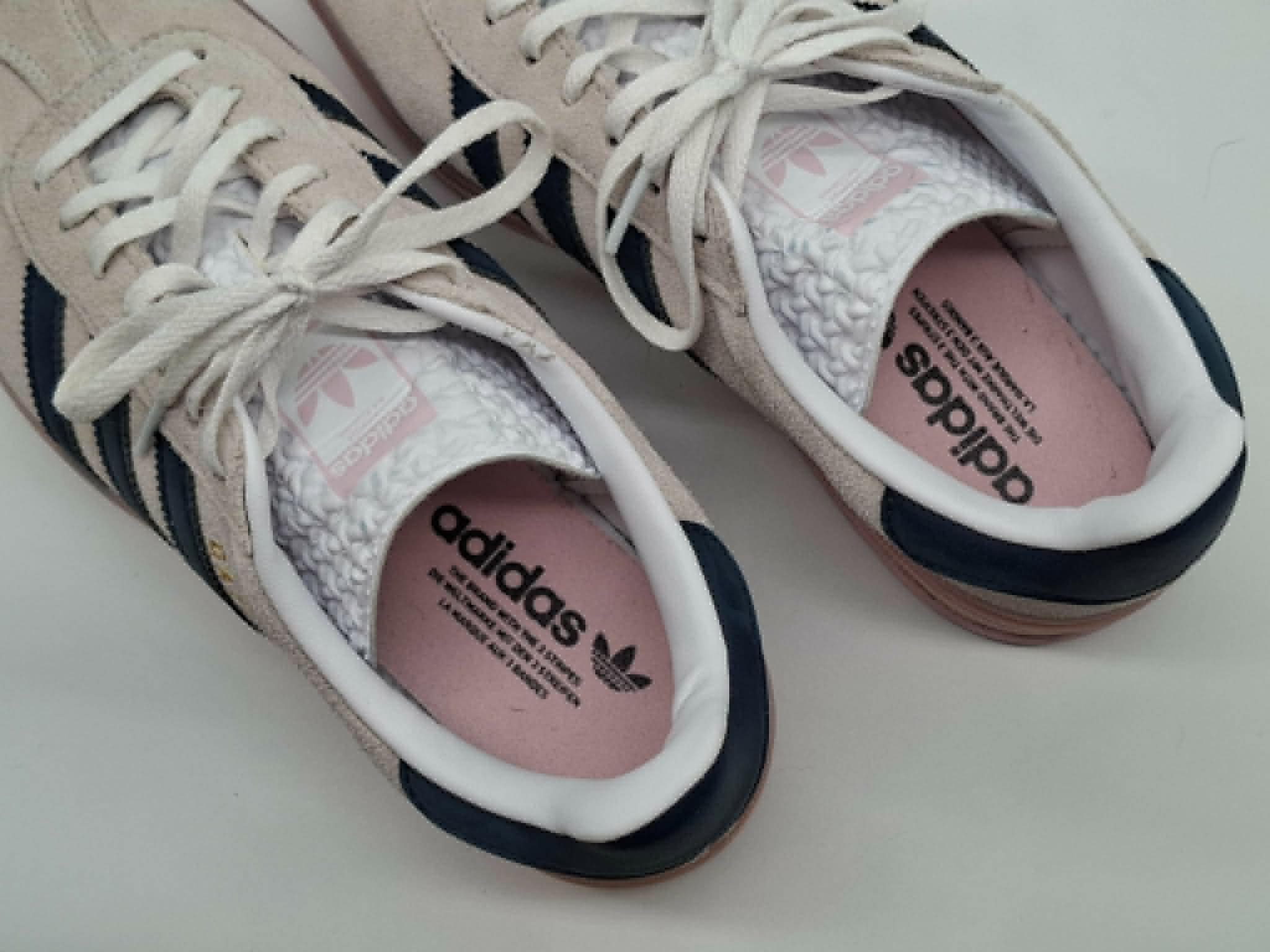 Adidas Gazelle Damen Sneaker Beige Navy EU 41 1/3 gebraucht – Bild 2