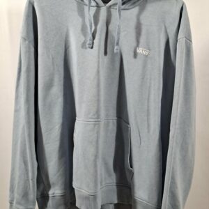 Vans Hoodie XXL Grau Hellblau Kapuzenpullover Sweatshirt Streetwear