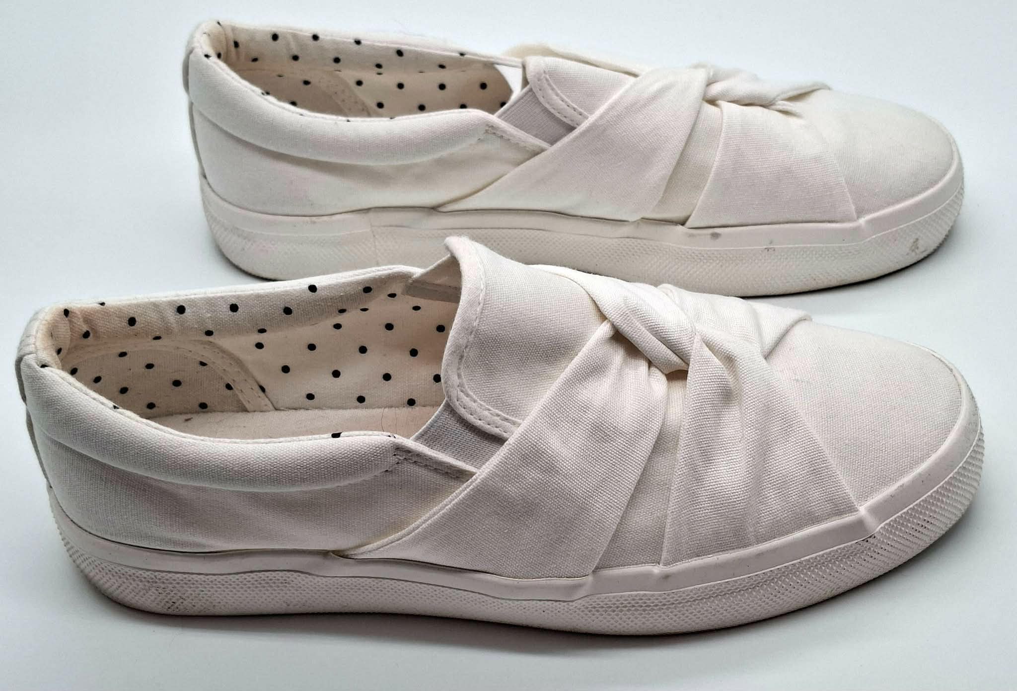 Anna Field Damen Slipper Sneaker – Beige / Creme – Größe 41
